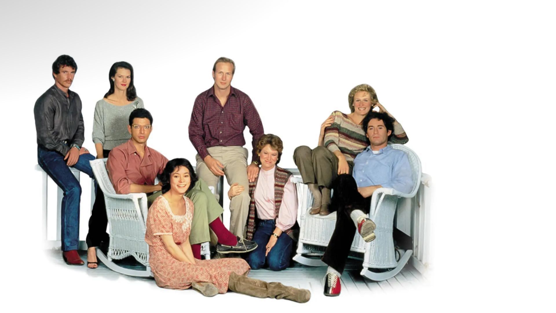 A group of baby boomers reunites 12 years after college (Image via Apple TV+)